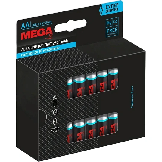 Батарейка AA/LR06 уп/40шт      