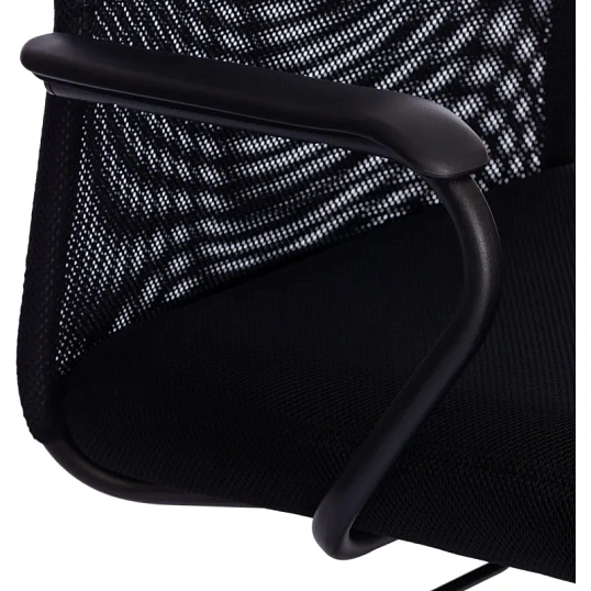 Кресло UT_Easy Chair 618 сетка/кож.зам, черный, 36-6/W-11