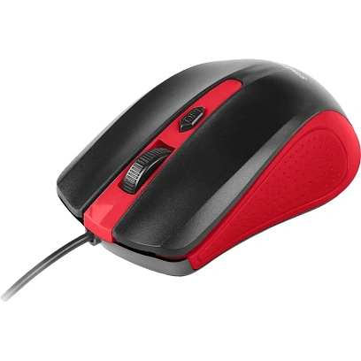 Мышь компьютерная Smartbuy ONE 352 провод, красно-черная (SBM-352-RK) / 100
