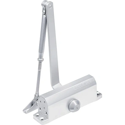 Доводчик дверной NOTEDO DC-090 SILVER  60-130 кг сереб. (10)