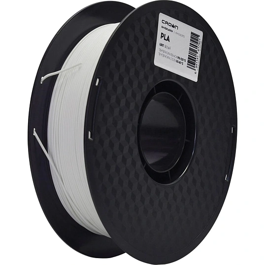 Пластик филамент Crown Micro CM-FILPLA001W PLA 1.75 1кг белый