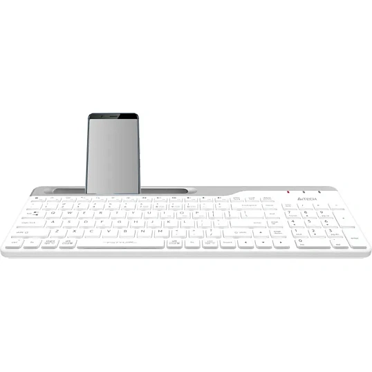 Клавиатура A4Tech Fstyler (FBK25 WHITE) белый/серый USB беспроводн/BT/Radio