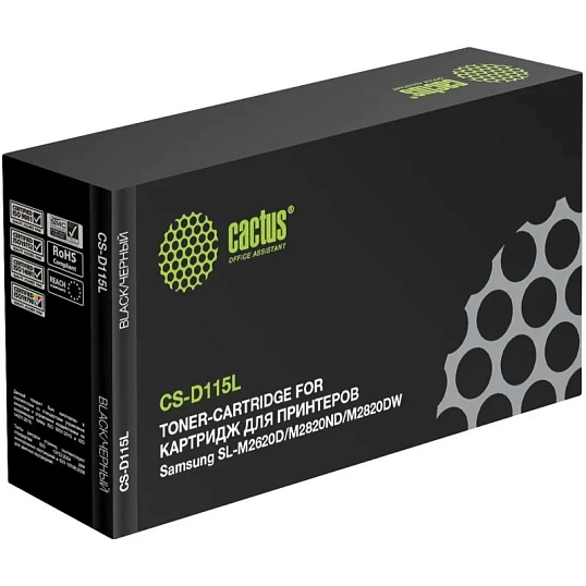 Картридж лазерный Cactus CS-D115L чер. для Samsung M2620/M2670/M2820