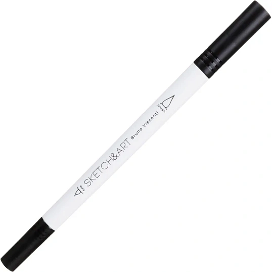 Набор маркеров ДВУС.СКЕТЧ-МАРКЕРЫ(КИСТОЧКА+ЛИНЕР)SKETCH&ART12 ЦВ.,22-0082