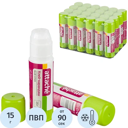 Клей-карандаш 15г _Attache