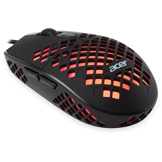 Мышь компьютерная Acer OMW134 черный (800-6400dpi) USB (6кн) (ZL.MCEEE.018)