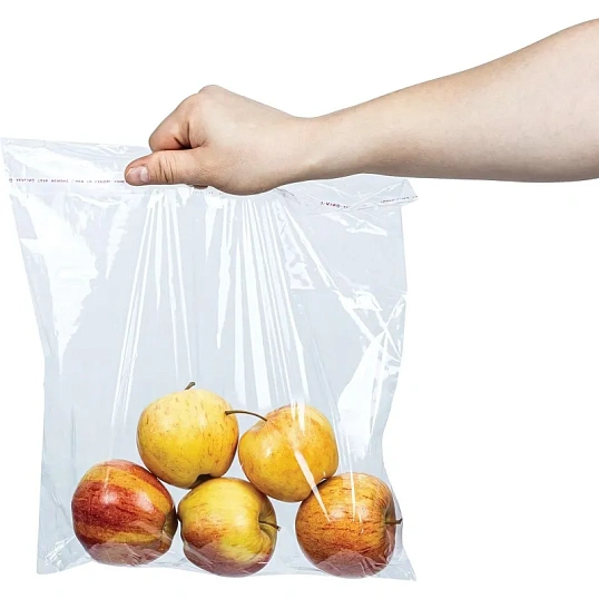 Пакет фасовочный ПП 25x35+5 с клеевым клапаном  20 мкм 100 шт/уп