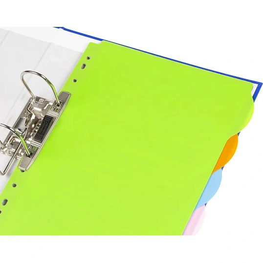 Разделитель листов А4+ 5л., полукруг, Attache Selection