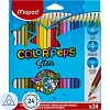 Карандаши цветные Maped COLOR'PEPS STAR,3хгр,дерево,24цв/наб,183224