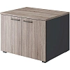 Тумба для оргтех. Комус Мебель К-Loft 241T004 786х616х568 дуб сон.темн/граф