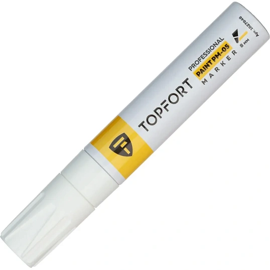 Маркер лаковый TOPFORT Paint 8 мм белый