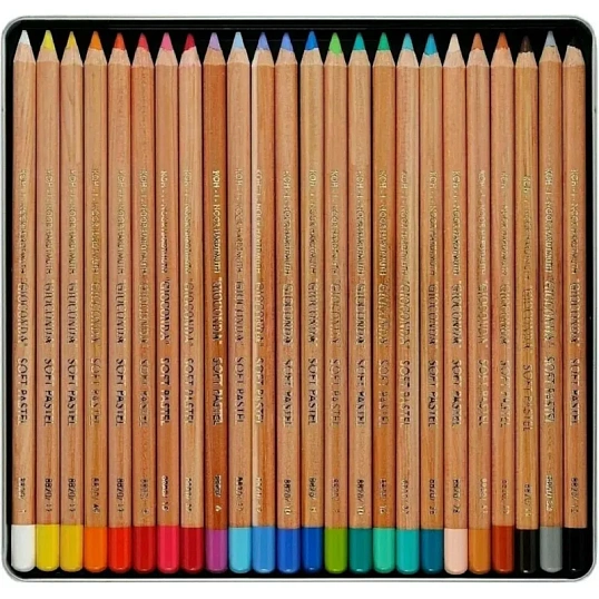 Карандаши пастельные цветные KOH-I-NOOR GIOCONDA SOFT 24цв/наб 8828/24
