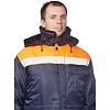 Куртка рабочая зимняя муж з32-КУ син/оранж оксф 44-46/170-176