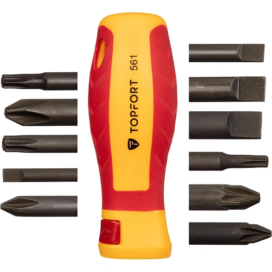 Набор отверток диэлектрических Topfort 13 предметов (VDE 561113)