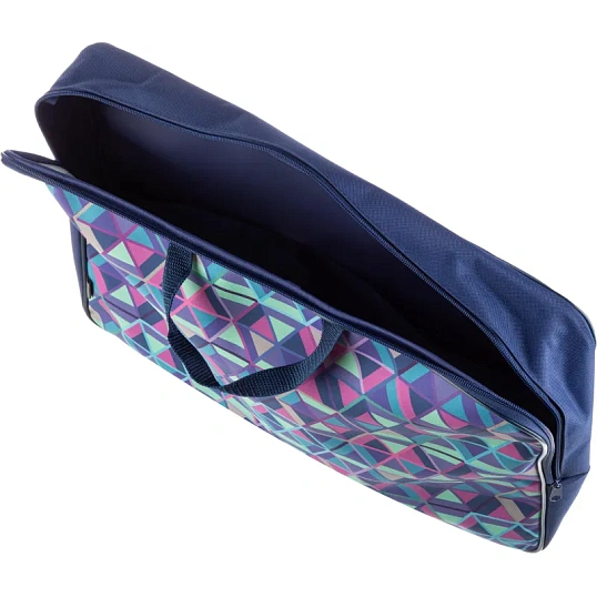 Папка для труда Комус Класс Геометрия, А3,молн.ткань,475х345х75,ПМД3-20-4