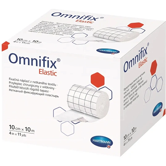 Пластырь неткан гипоалл бел 10мх10см OMNIFIX 9006033