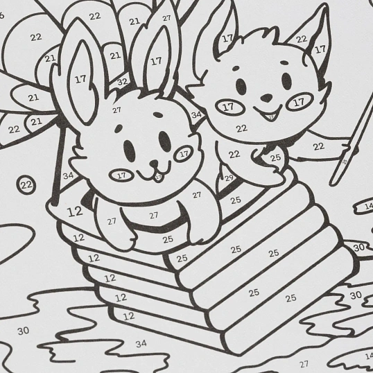 Картина по номерам д/малышей ВОЛШЕБНЫЕ ИСТОРИИ Первооткрыватели наб Ркн-093