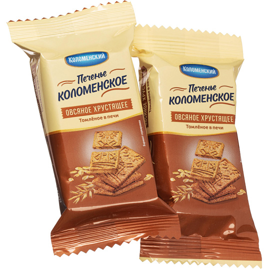 Печенье Коломенское злак Овсяное хруст томлен в печи 30гx120 шт, уп/3,6кг