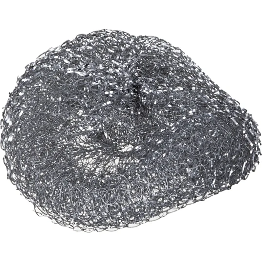 Губка-мочалка металлическая средняя D=7,5 см. вес=14гр. 3шт./уп. PACLAN