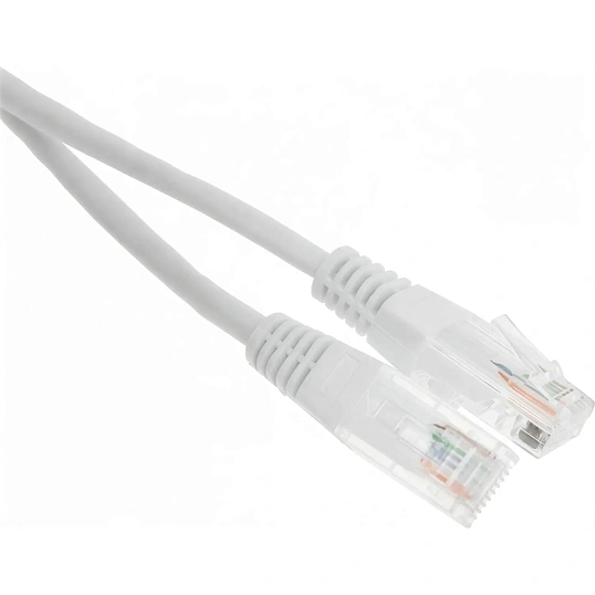 Кабель Lanmaster TWT-45-45-1.0-WH UTP RJ-45 - RJ-45 кат.5E 1м белый