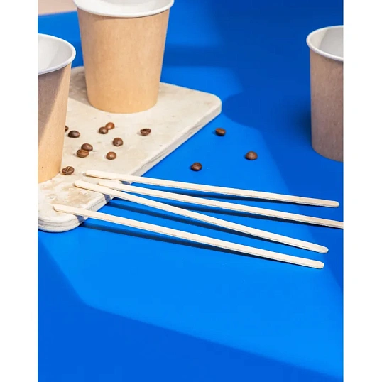 Размешиватель одноразовый деревянный L=18см (250шт/уп)