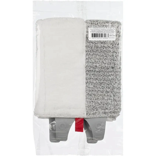 Насадка МОП микрофибра комбинир (крепление М-образный язык) 35см_MMK-35-M