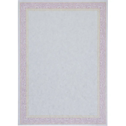 Сертификат-бумага А4 Attache 50 шт/уп двойная рамка красно-оранжевая ID10