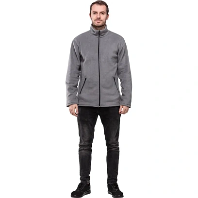 Толстовка флис цв. серый (260гр.) р. 40-42/170-176