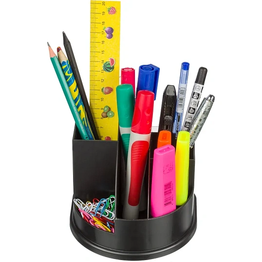 Подставка-органайзер д/канцеляр.мелочей Attache Авангард 5 отд чер ОР52АЕ