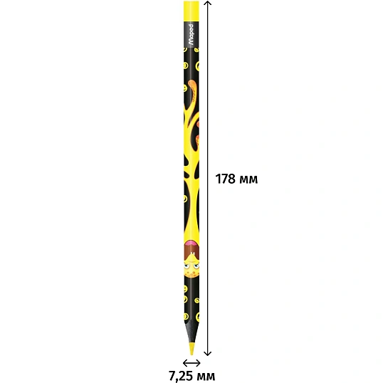 Набор для рисования Maped COLOR'PEPS MONSTER:12 флом,15 пласт.цв.кар,984718