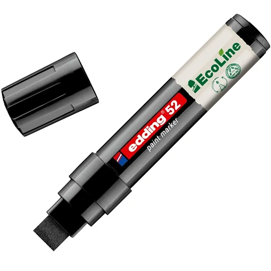 Маркер лаковый E-52 на водной основе, чёрный, 4-15 мм