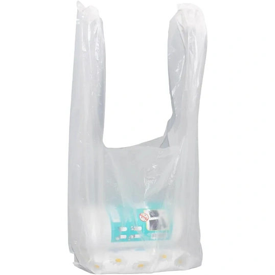 Пакет-майка ПНД 25+12х45 см 9 мккм Артпласт Белая 100 шт/уп