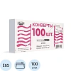 Конверт белый E65 стрип OfficePost 110х220 100шт/уп/1782
