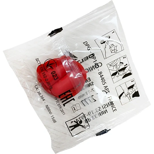 Беруши DELTA PLUS со шнурком 200 пар/уп CONICCO200JA/CONICCO2VRO200