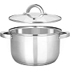 Кастрюля нерж Rondy 5,0л , D=23,5cм, SH07503