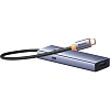 Разветвитель USB Baseus UltraJoy 4-Port Sp.Grey USB-C-3.0+C B0005280B811-08