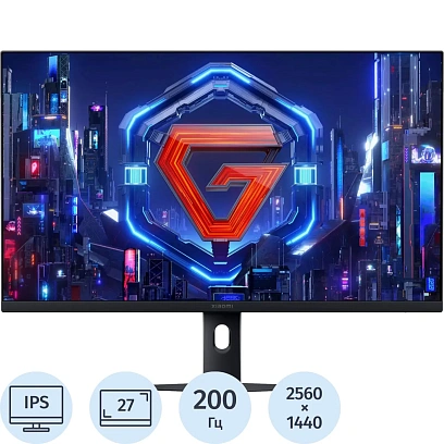 Монитор Xiaomi 2K Monitor G27Qi 2026 27/QHD/IPS/200Гц/DP/HDMI(ELA6556EU)