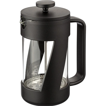 Френч-пресс 600мл Дзелинда боросил.стекло, пластик ручка (B095)
