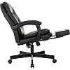 Кресло VB_EChair 668 PU P черный эко.кожа подст.для ног