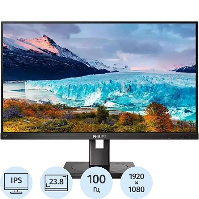 Монитор Philips 23.8 242S1AE (00/01) IPS LED 16:9 DVI HDMI M/M