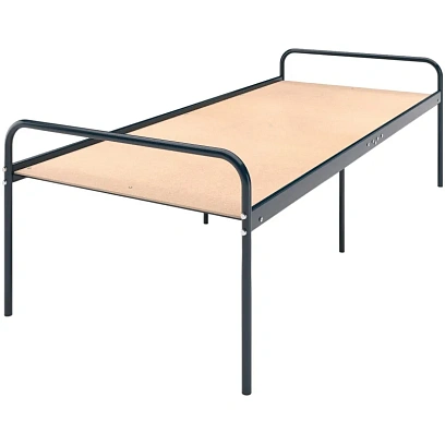 Кровать MET_Комус Мебель на м/к 80х190 антрацит