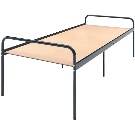 Кровать MET_Комус Мебель на м/к 80х190 антрацит