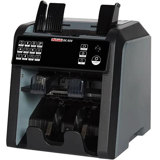 Счетчик банкнот двухкарманный DoCash DC-55V
