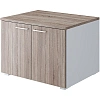 Тумба для оргтех. Комус Мебель К-Loft 241T004 786х616х568 дуб сон.темн/бел