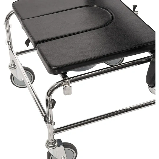 Кресло-каталка , с сан. Осн., литые колеса, ш.с.44см., Barry W2