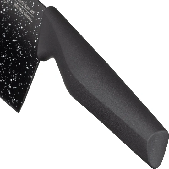 Нож топорик кухонный Santoku 16,5 см. рукоять Soft Touch, Mielaje