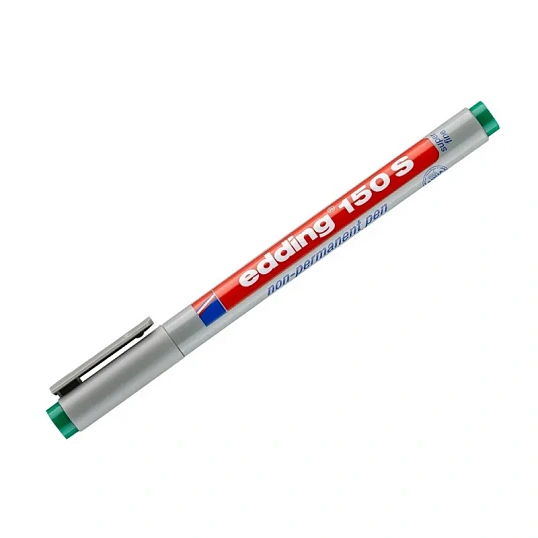 Маркер для глянц.поверх. EDDING E-150/4 S зеленый 0,3мм стираемый