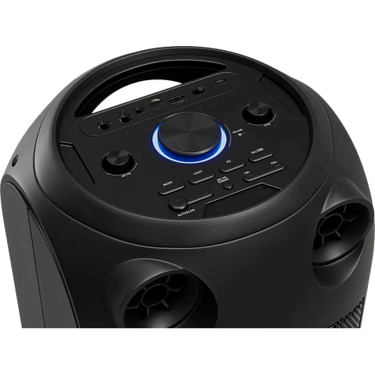 Акустическая система Digma D-MC1720 черный 80Вт/FM/USB/BT/micro SD
