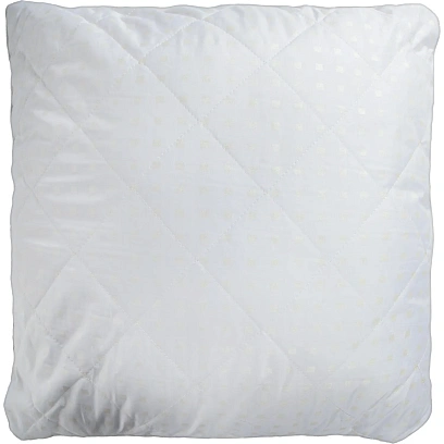 Подушка 70х70, стеган,(иск.лебяжий пух/тикПЭ), бел. Шашечки, 2 шт/уп