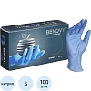 Перчатки нитрил, н/c,н/о,текст,Benovy(S) 50п/уп,фиол/сирен-гол